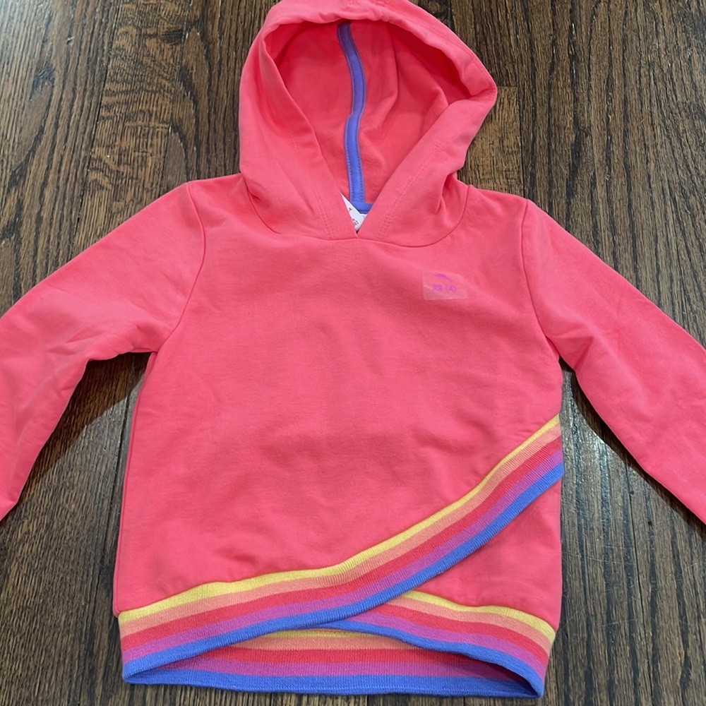 Tommy Bahama rainbow striped hoodie size 4